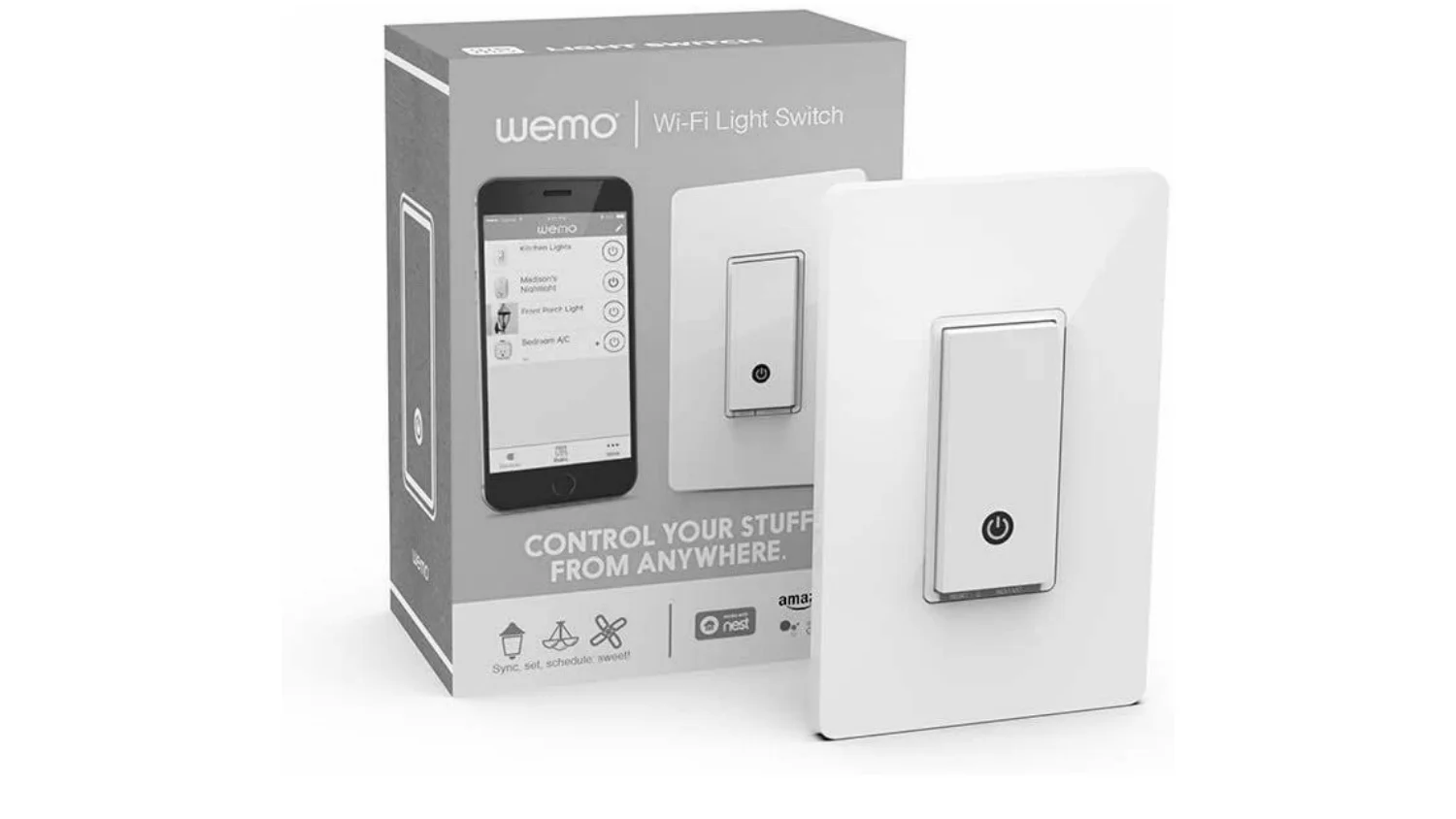 Wemo Wi-Fi Light Switch retail box